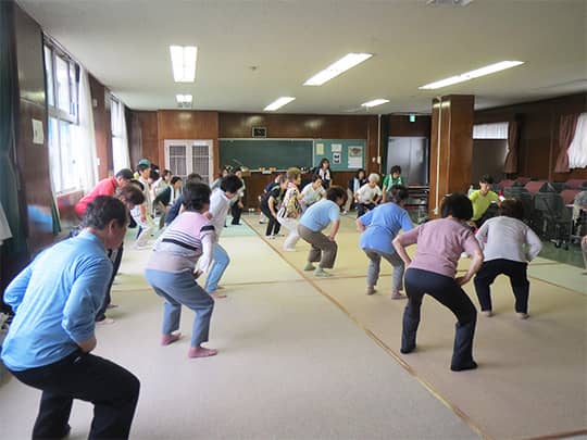 シルバー体操 新吉田の様子