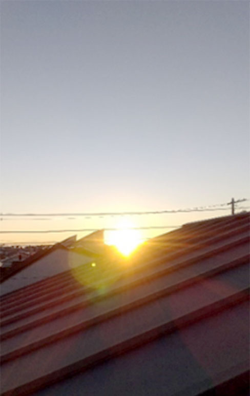 初日の出の写真